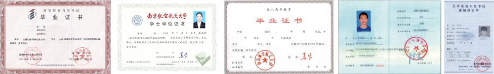 证书样板
